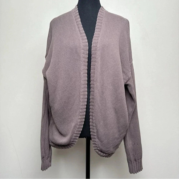 Tentree Womens Medium Anoba Open  Cotton Cardigan - Picture 2 of 15